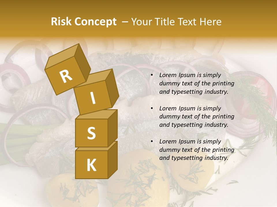 Hearty Salad Food PowerPoint Template