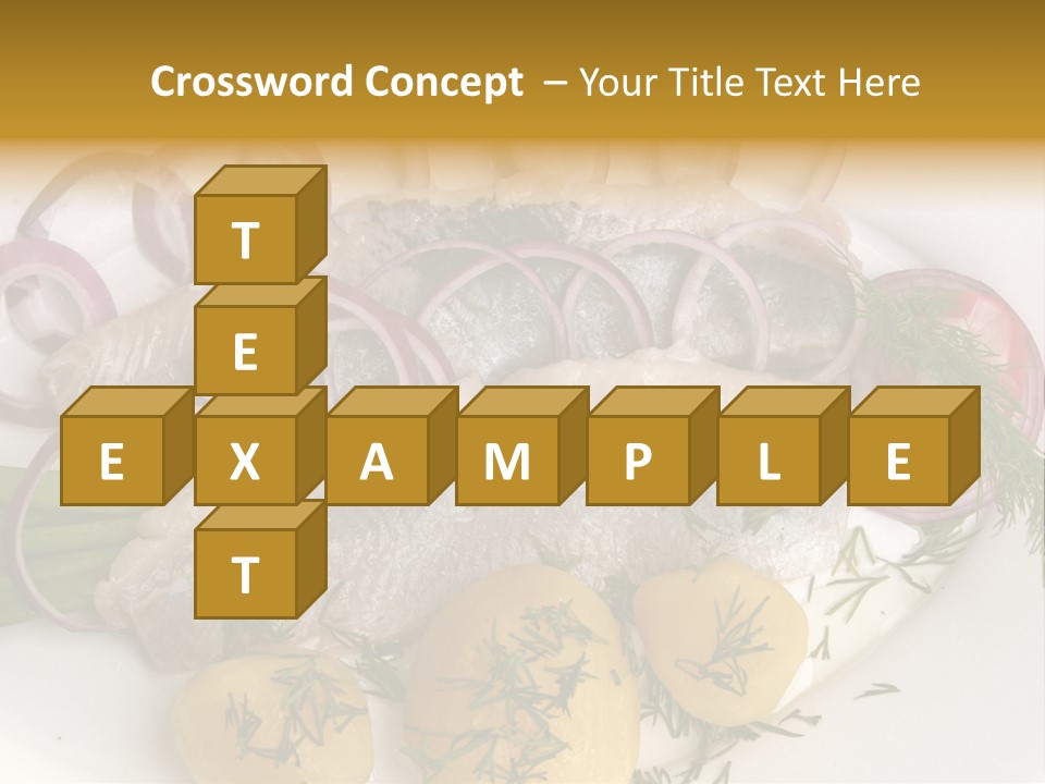 Hearty Salad Food PowerPoint Template