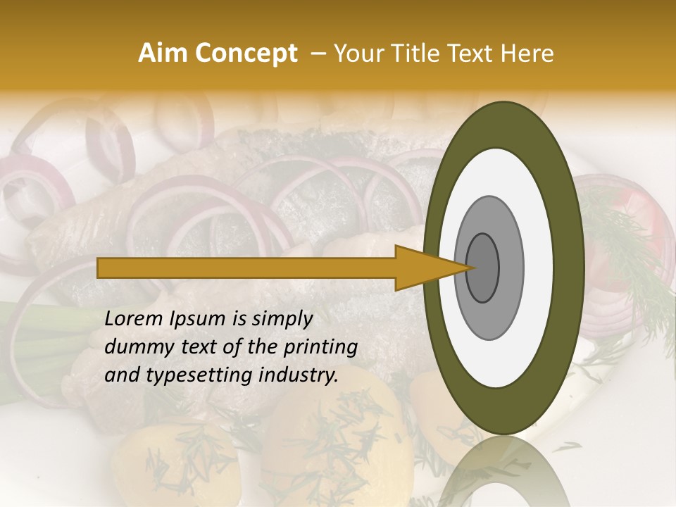 Hearty Salad Food PowerPoint Template