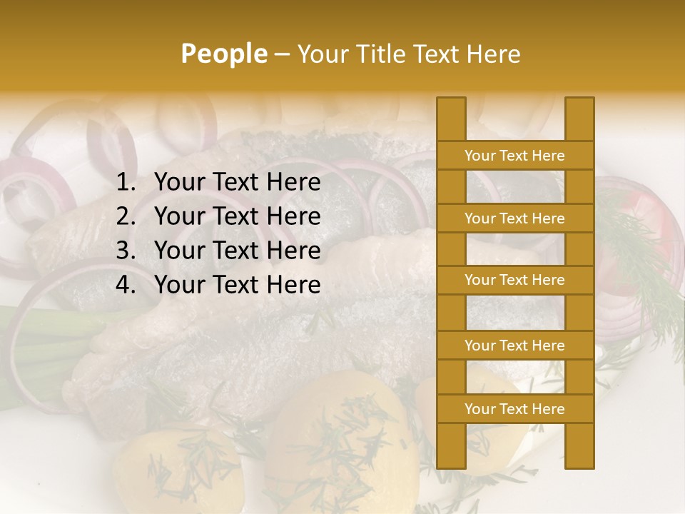 Hearty Salad Food PowerPoint Template