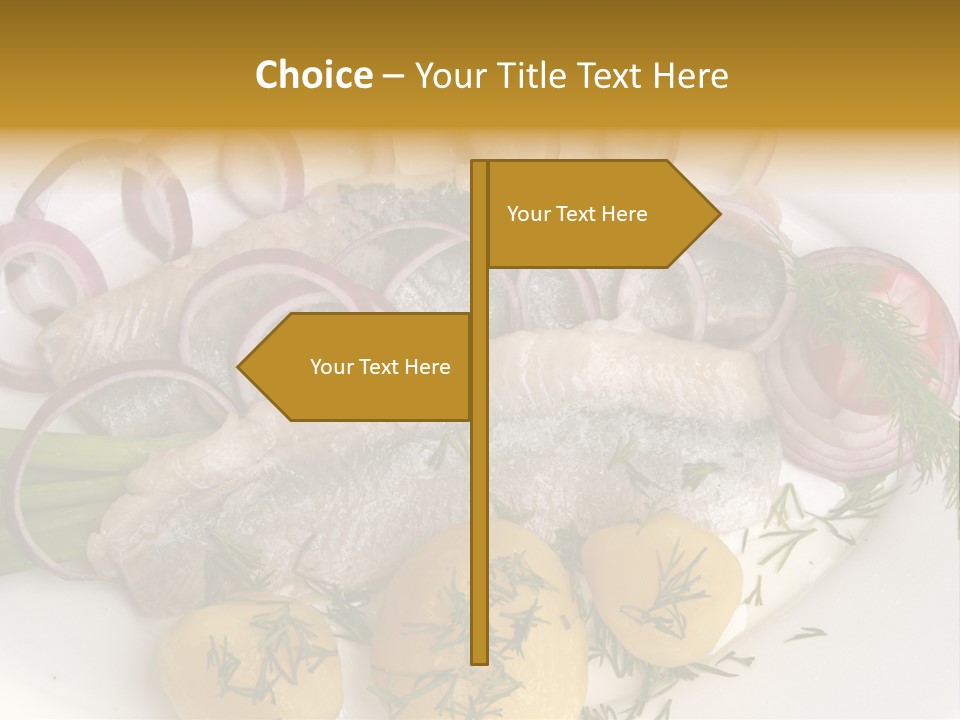 Hearty Salad Food PowerPoint Template