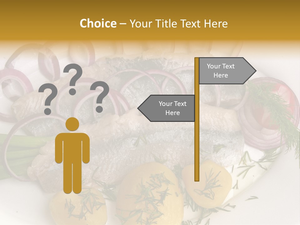 Hearty Salad Food PowerPoint Template