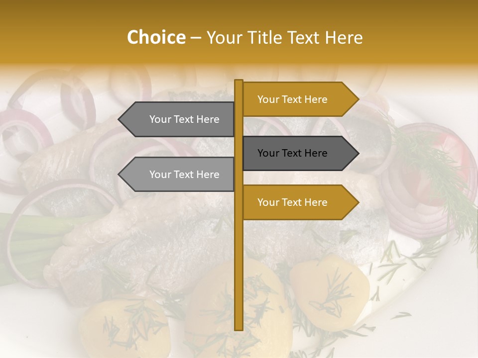 Hearty Salad Food PowerPoint Template