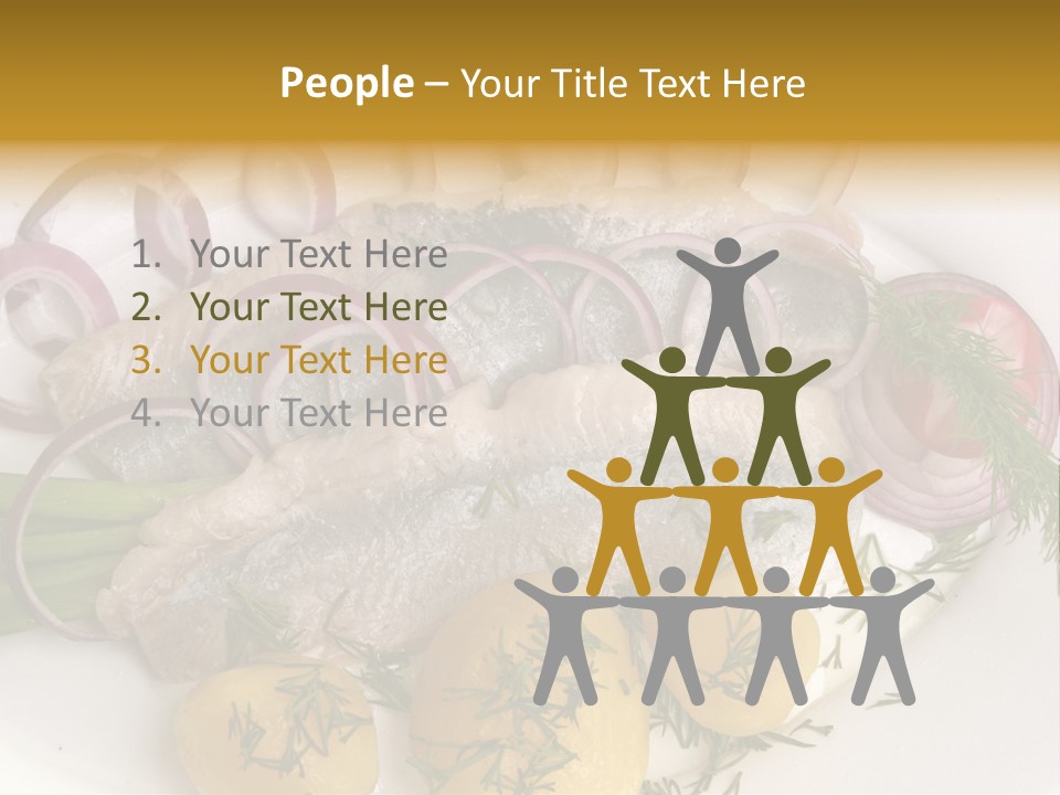 Hearty Salad Food PowerPoint Template