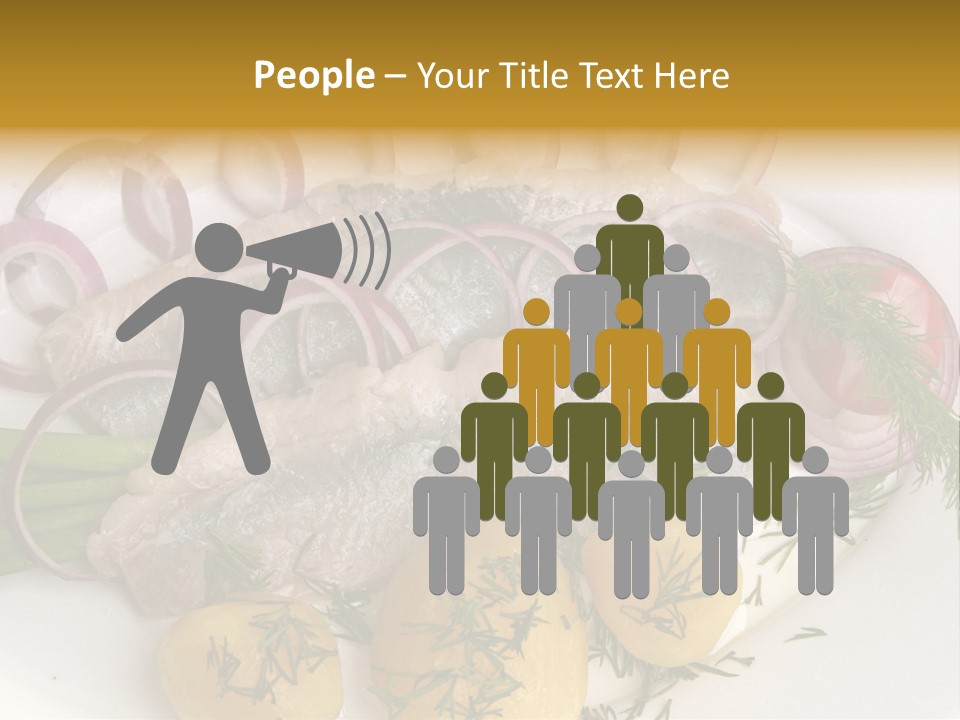 Hearty Salad Food PowerPoint Template