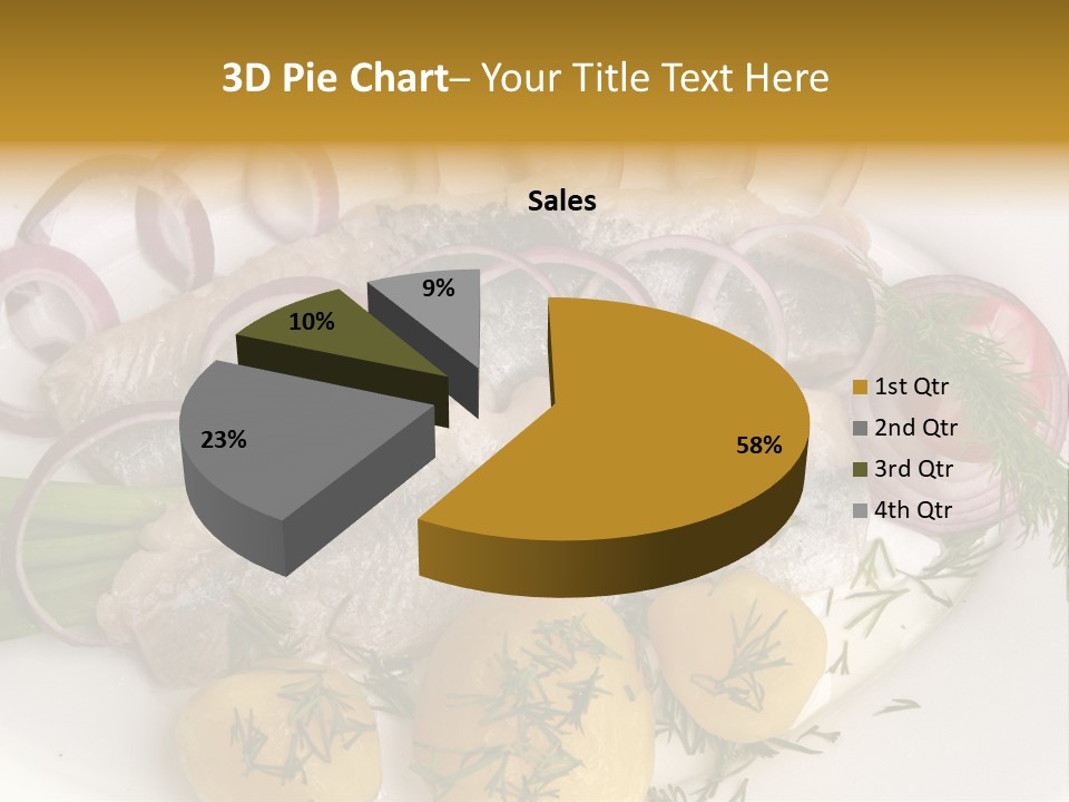Hearty Salad Food PowerPoint Template