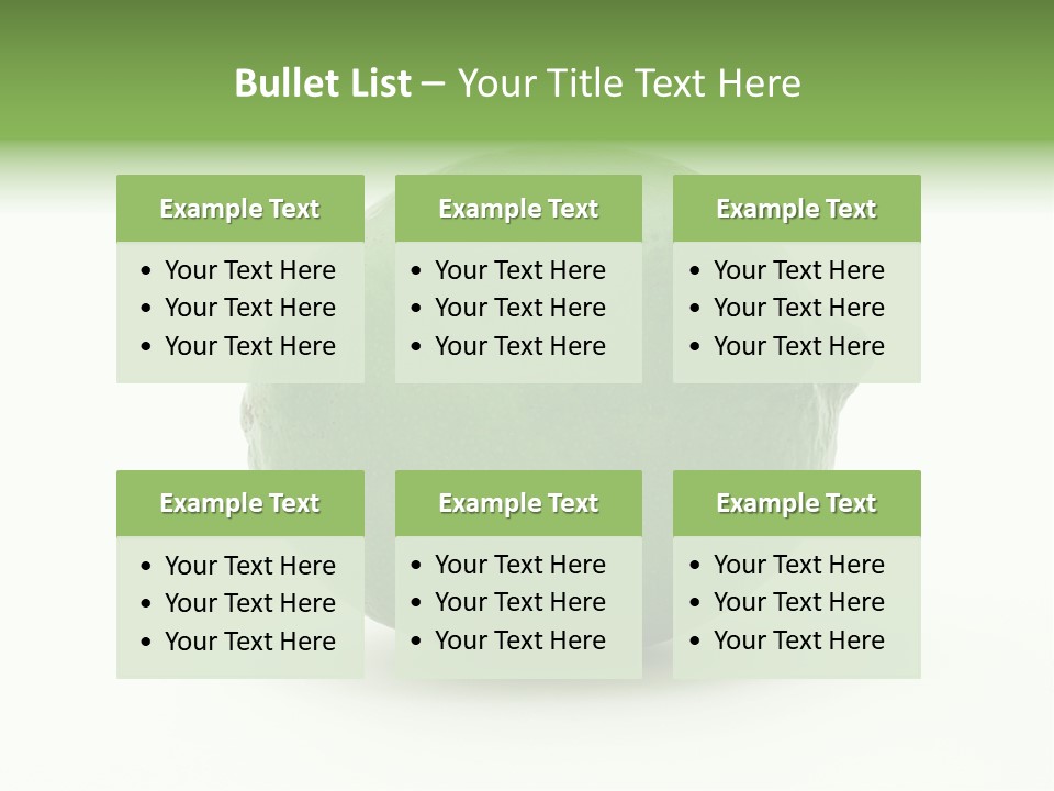 Fruit Sour Dessert PowerPoint Template