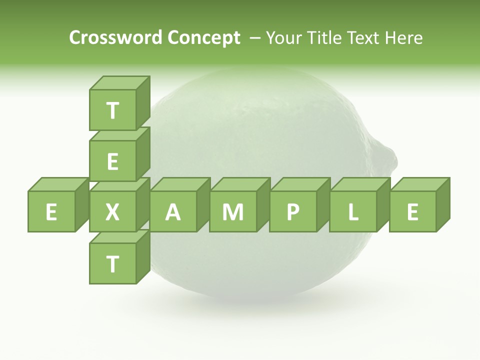 Fruit Sour Dessert PowerPoint Template