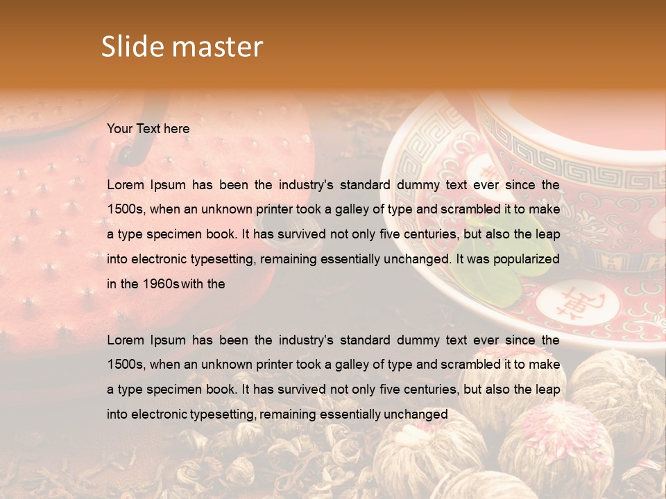 Bowl Peace Background PowerPoint Template