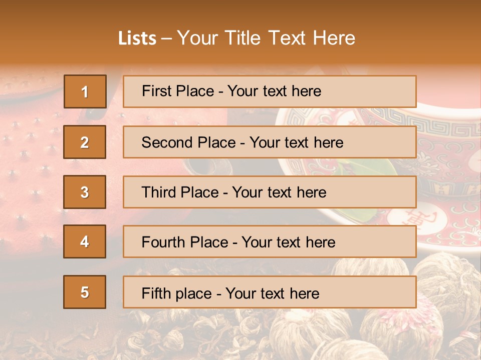 Bowl Peace Background PowerPoint Template