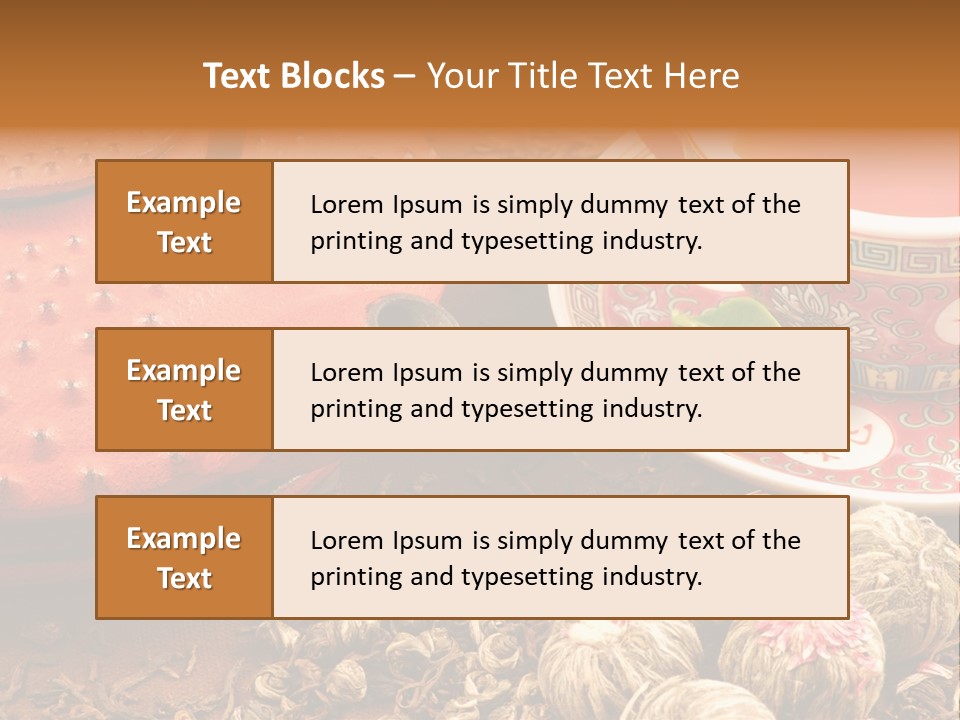Bowl Peace Background PowerPoint Template