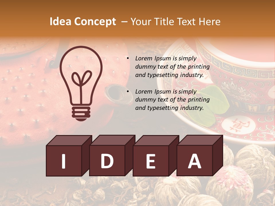 Bowl Peace Background PowerPoint Template