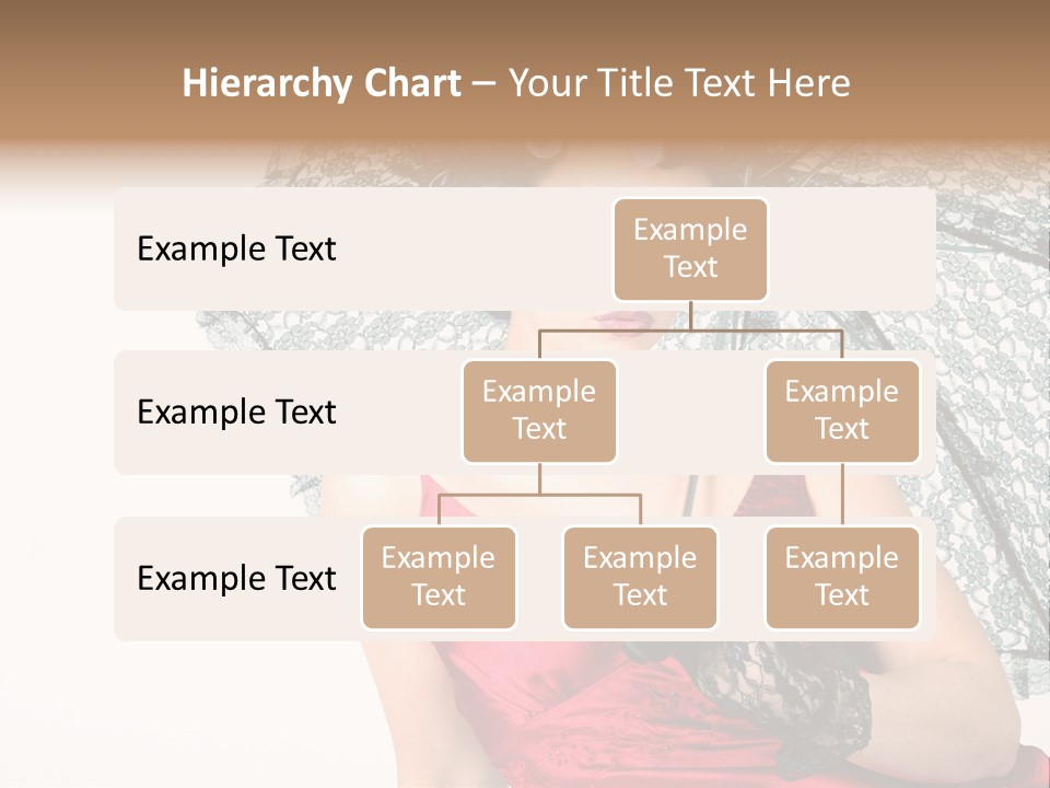 Eye Woman Red PowerPoint Template