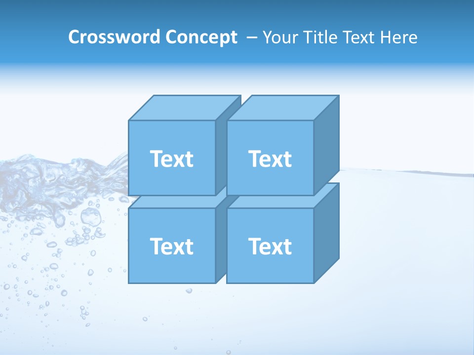 Cold Wave Ripple PowerPoint Template