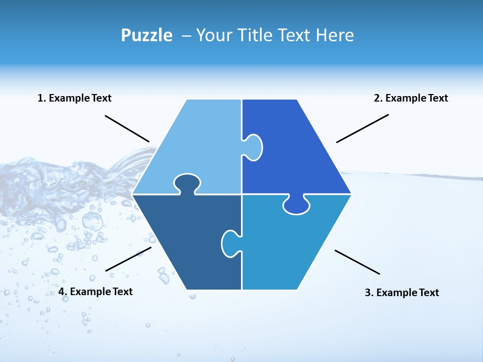 Cold Wave Ripple PowerPoint Template
