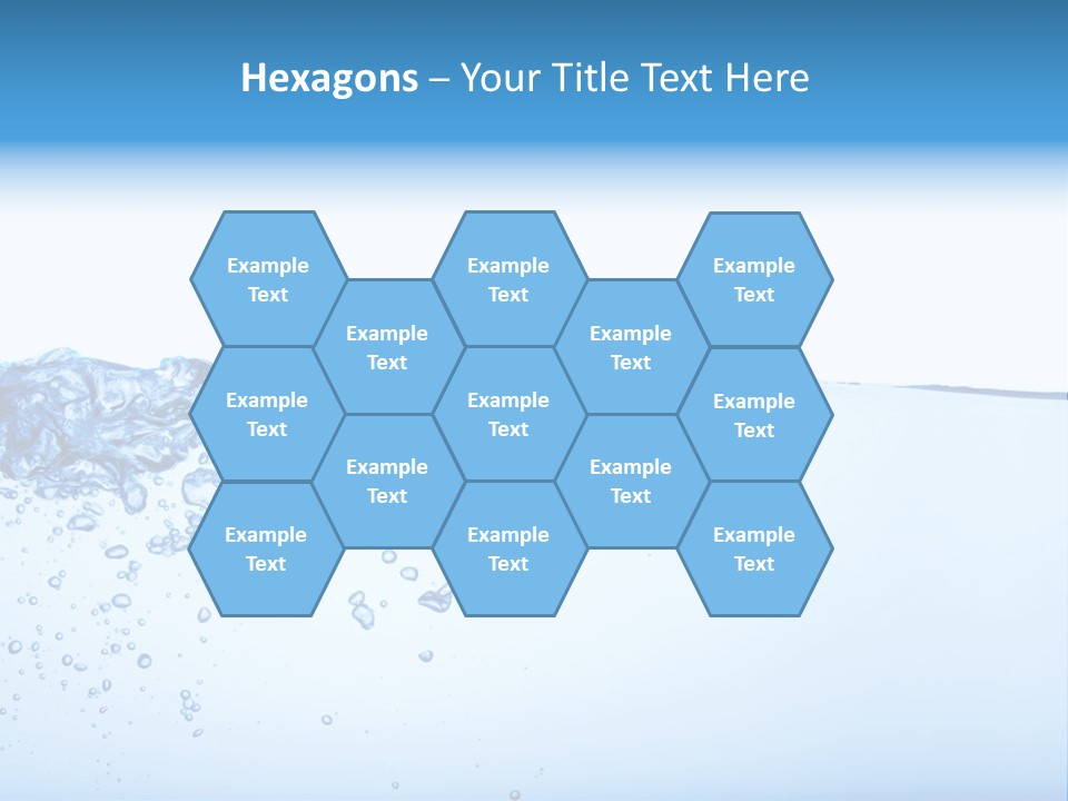 Cold Wave Ripple PowerPoint Template