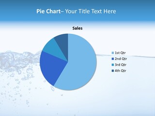 Cold Wave Ripple PowerPoint Template