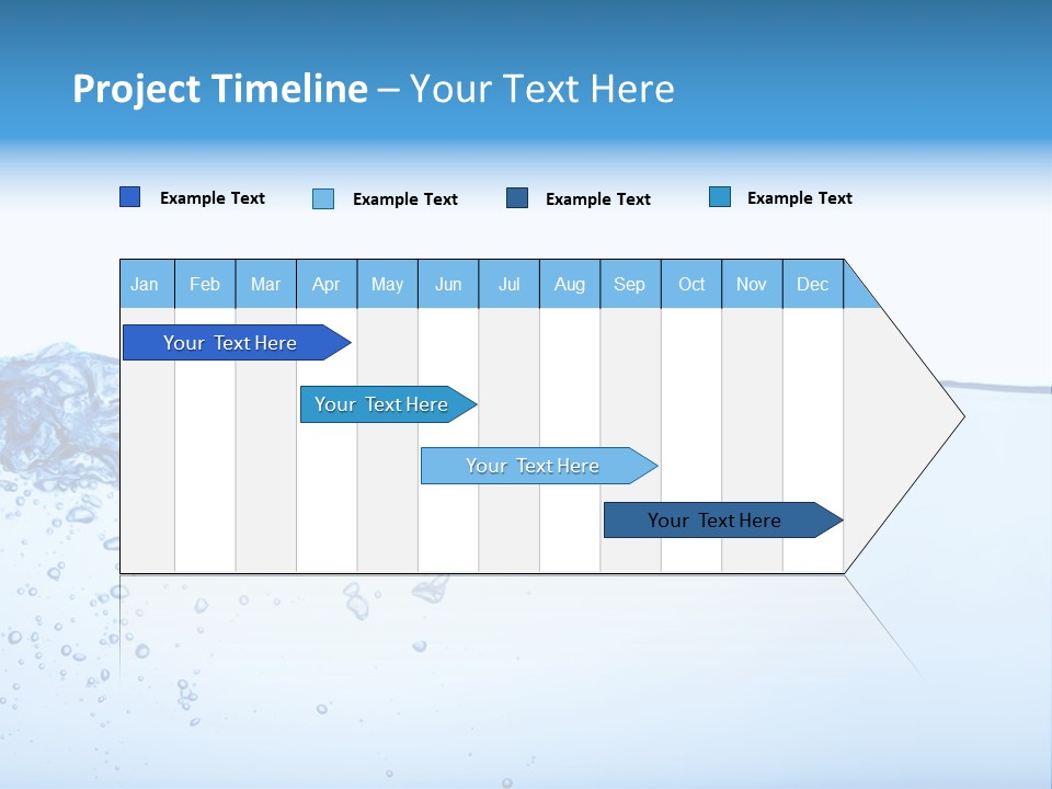Cold Wave Ripple PowerPoint Template