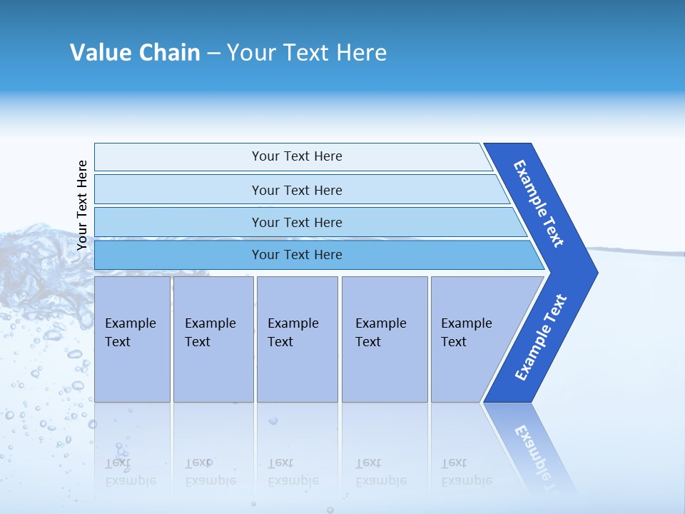 Cold Wave Ripple PowerPoint Template