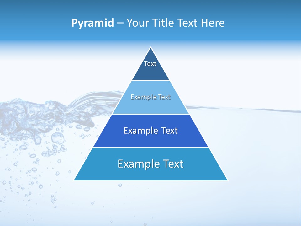 Cold Wave Ripple PowerPoint Template