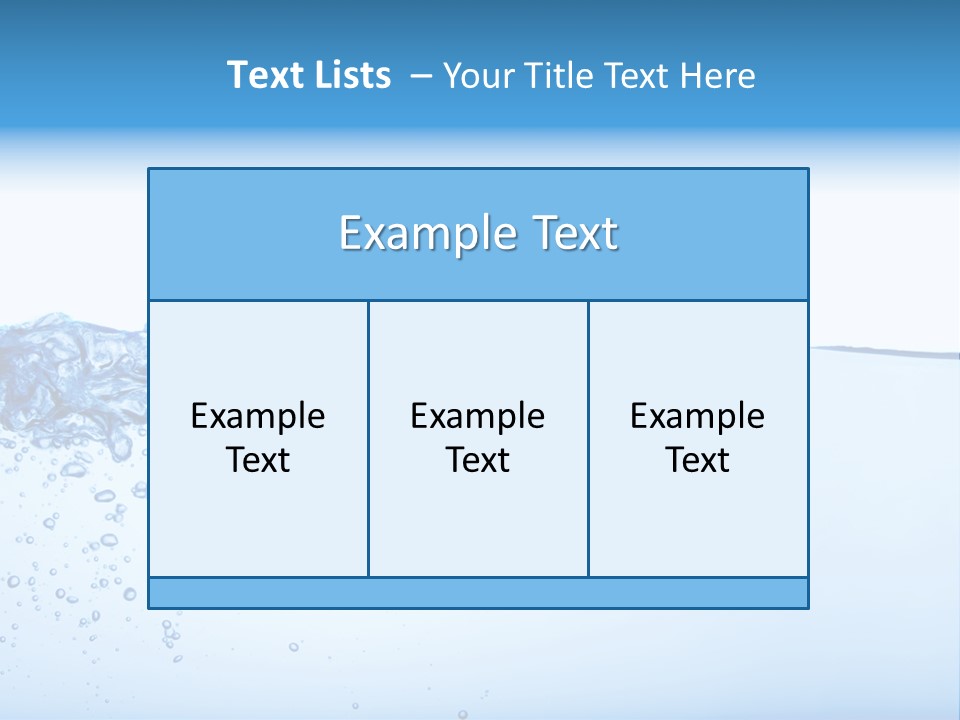 Cold Wave Ripple PowerPoint Template