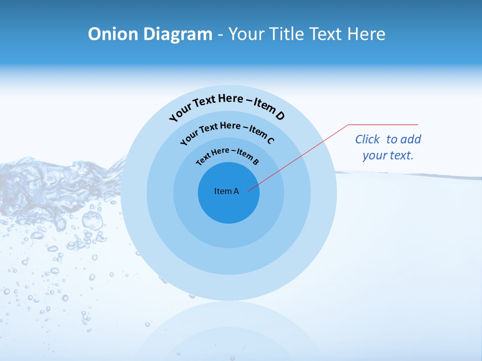 Cold Wave Ripple PowerPoint Template