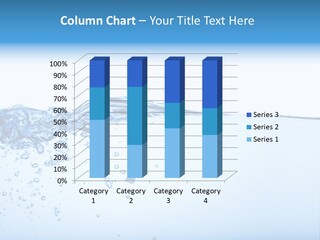 Cold Wave Ripple PowerPoint Template