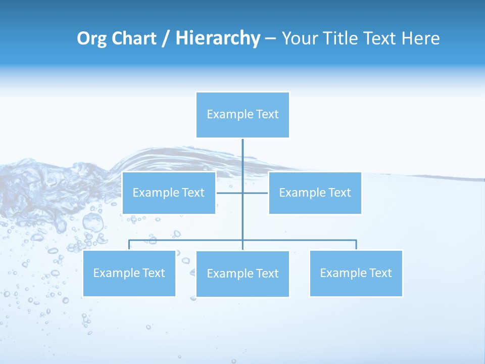 Cold Wave Ripple PowerPoint Template