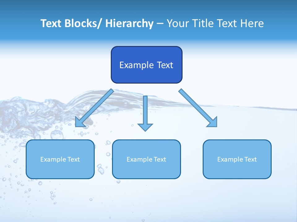 Cold Wave Ripple PowerPoint Template