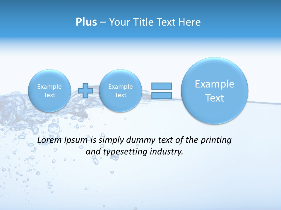 Cold Wave Ripple PowerPoint Template