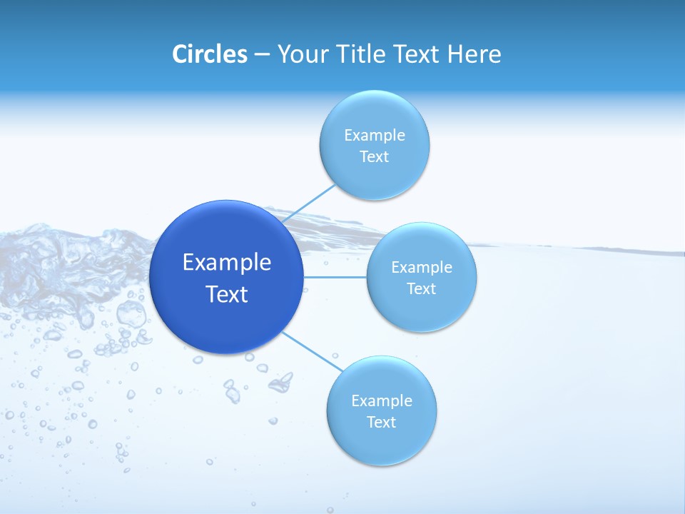 Cold Wave Ripple PowerPoint Template