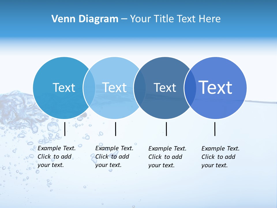 Cold Wave Ripple PowerPoint Template