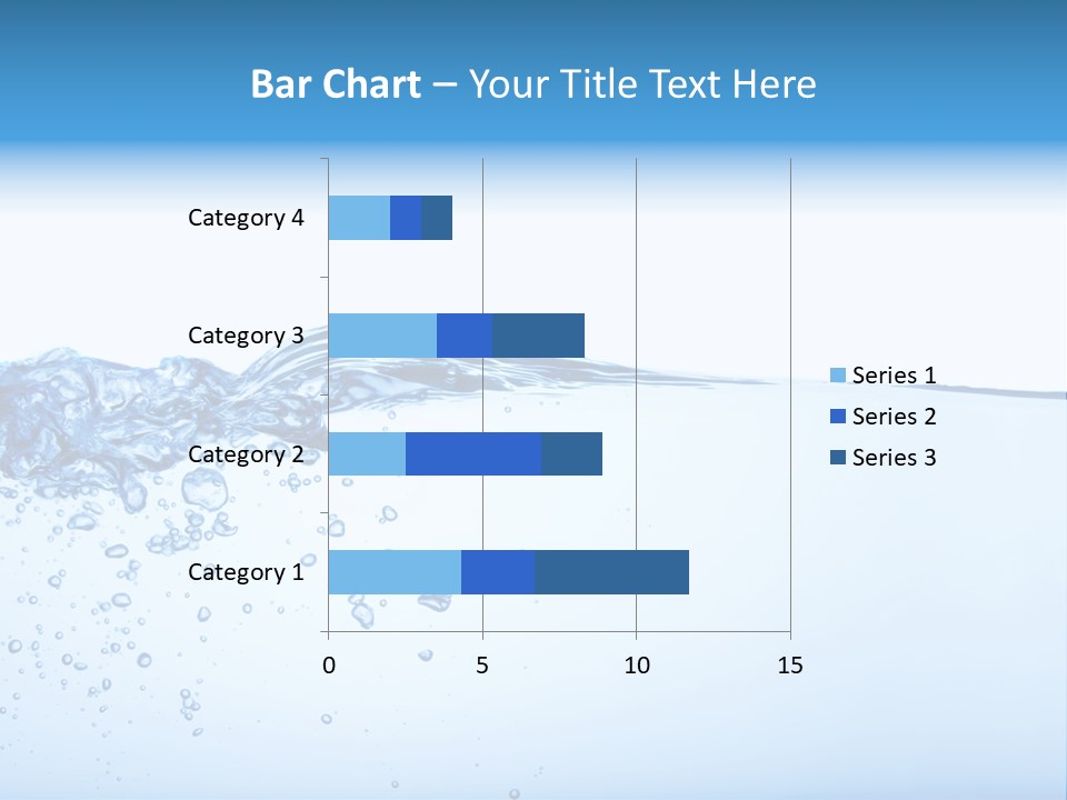 Cold Wave Ripple PowerPoint Template