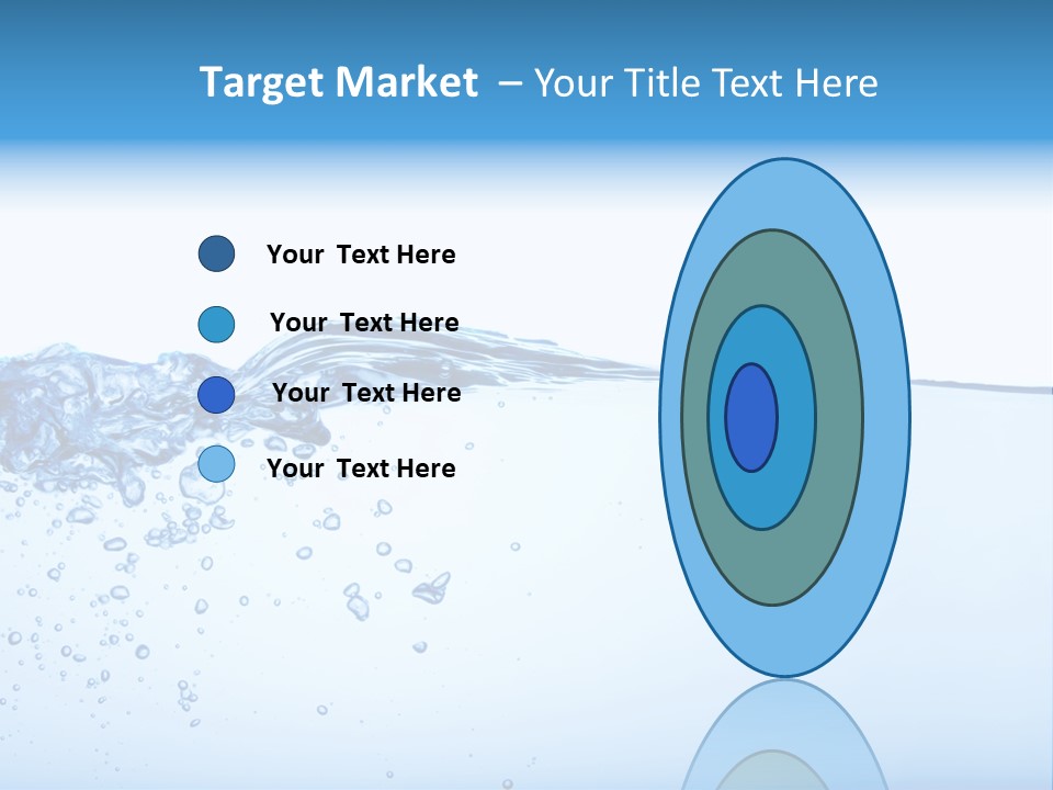 Cold Wave Ripple PowerPoint Template