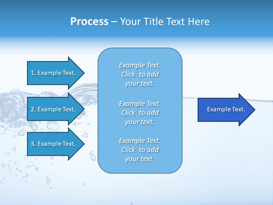 Cold Wave Ripple PowerPoint Template