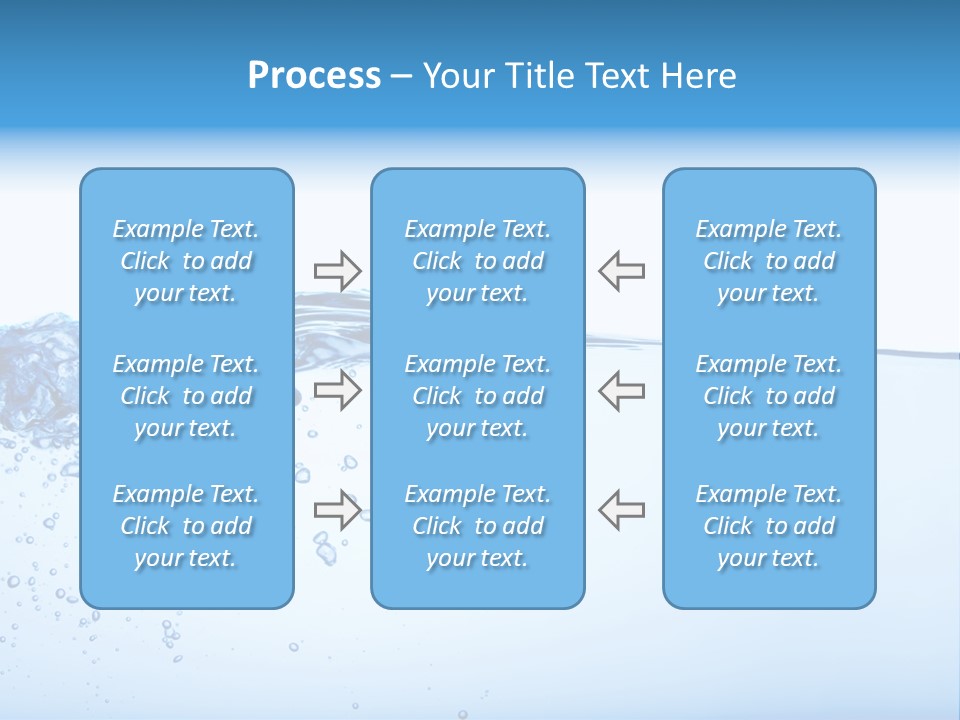 Cold Wave Ripple PowerPoint Template