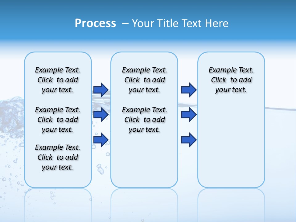 Cold Wave Ripple PowerPoint Template