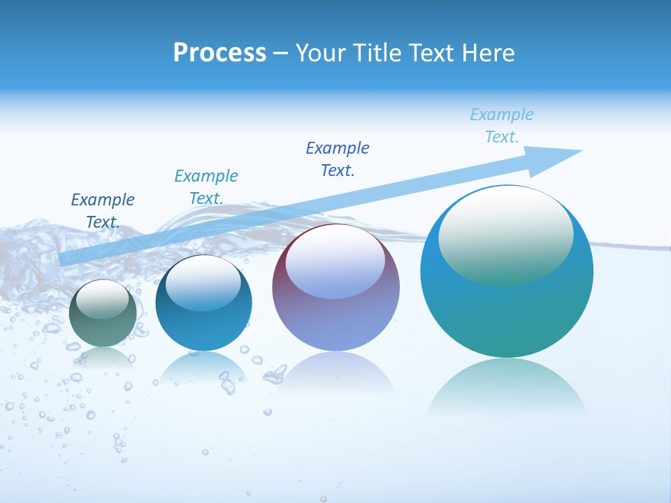 Cold Wave Ripple PowerPoint Template