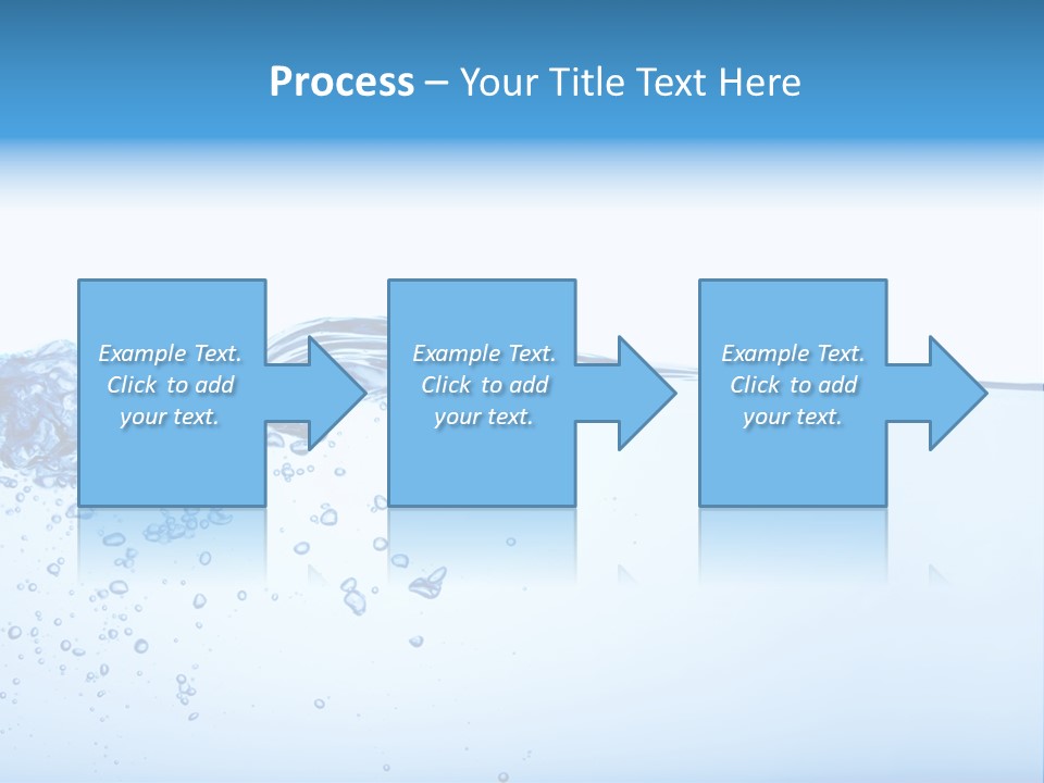 Cold Wave Ripple PowerPoint Template