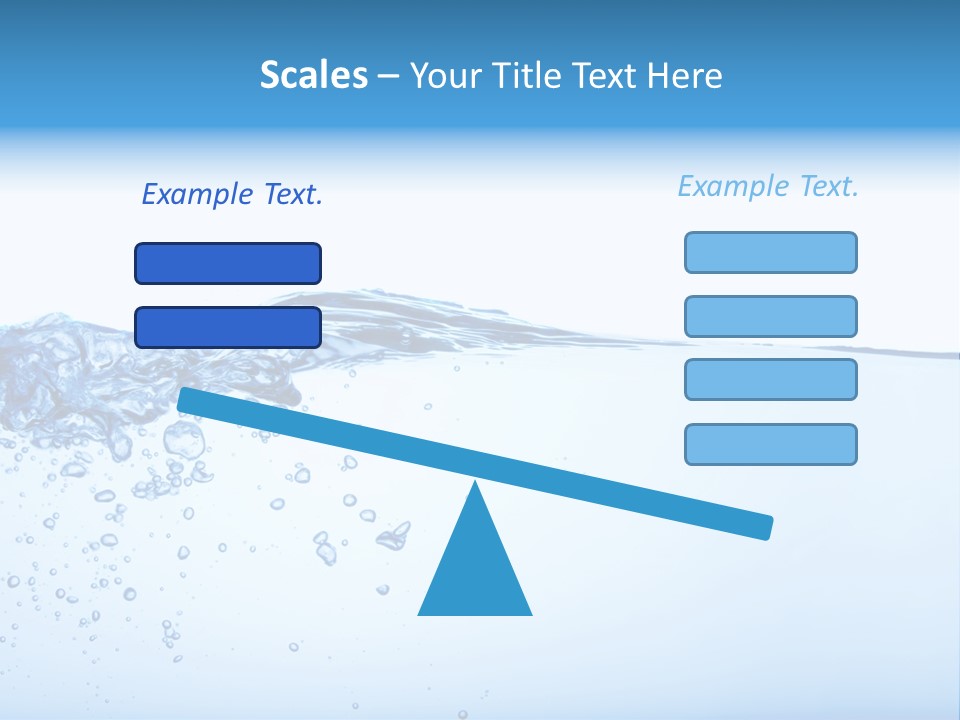Cold Wave Ripple PowerPoint Template