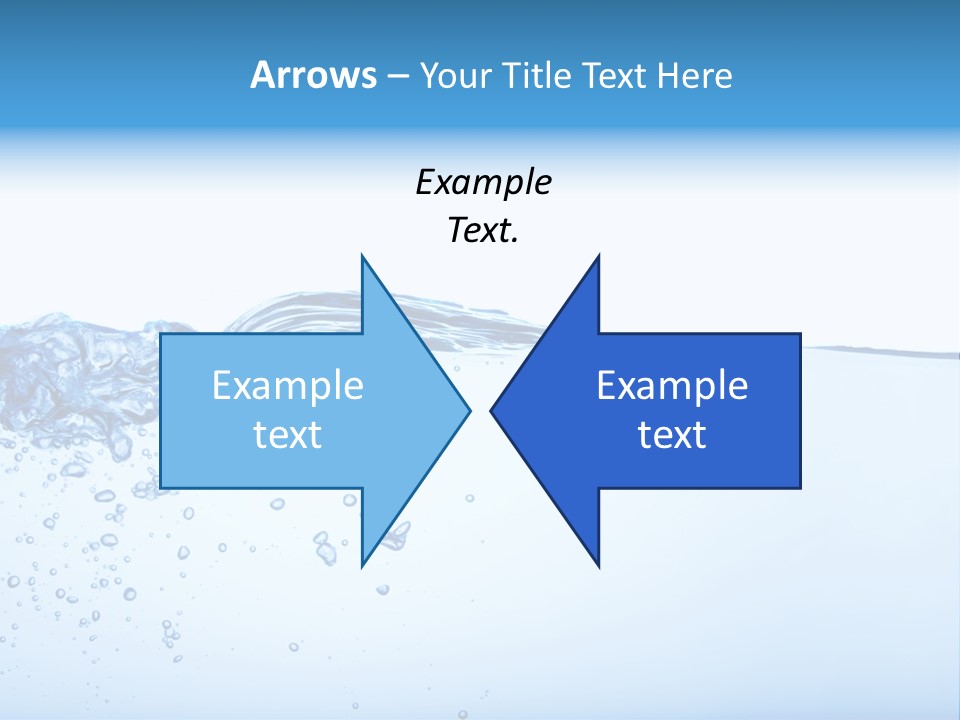 Cold Wave Ripple PowerPoint Template