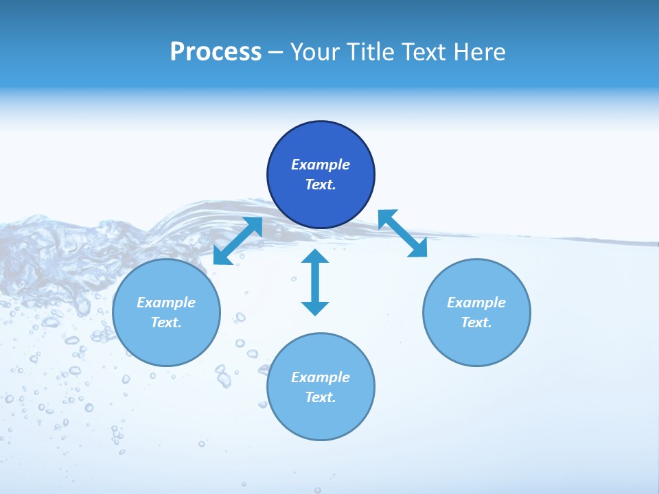 Cold Wave Ripple PowerPoint Template