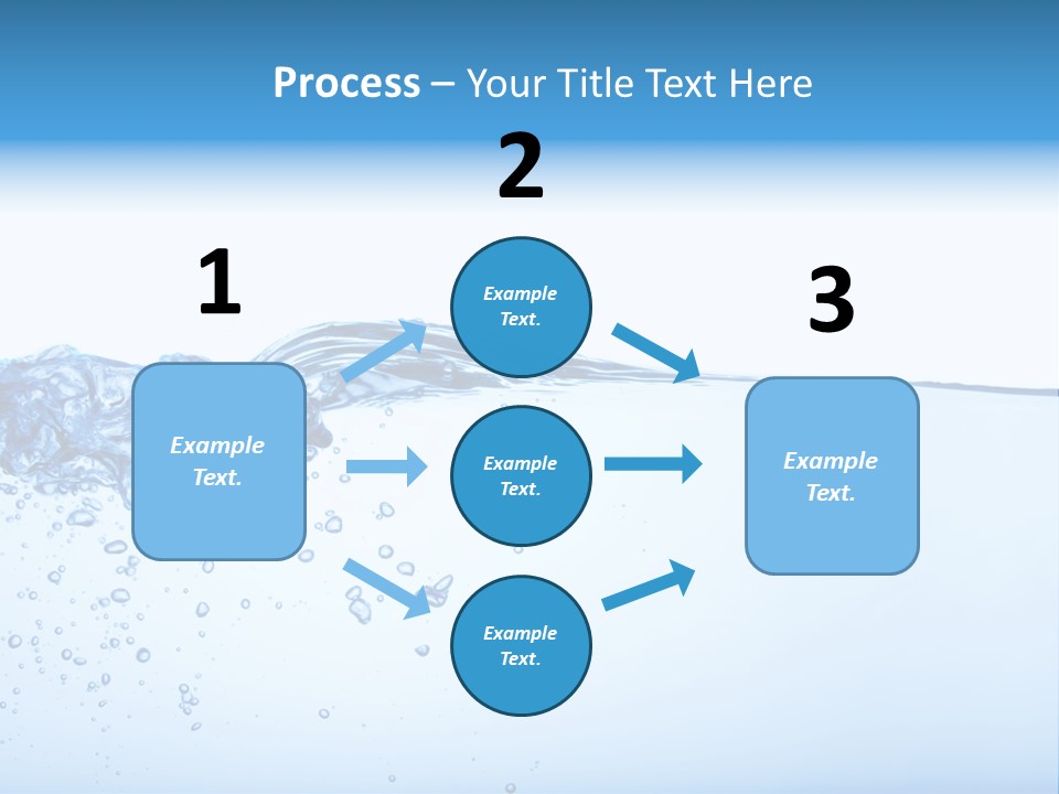 Cold Wave Ripple PowerPoint Template