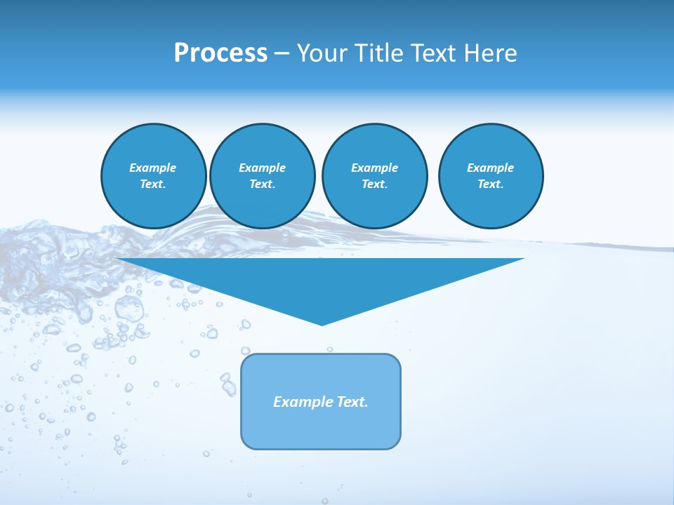 Cold Wave Ripple PowerPoint Template