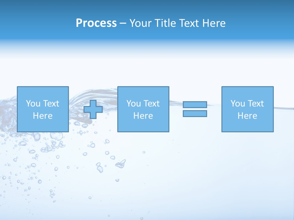 Cold Wave Ripple PowerPoint Template