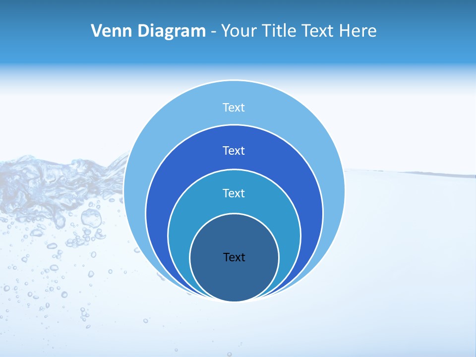 Cold Wave Ripple PowerPoint Template