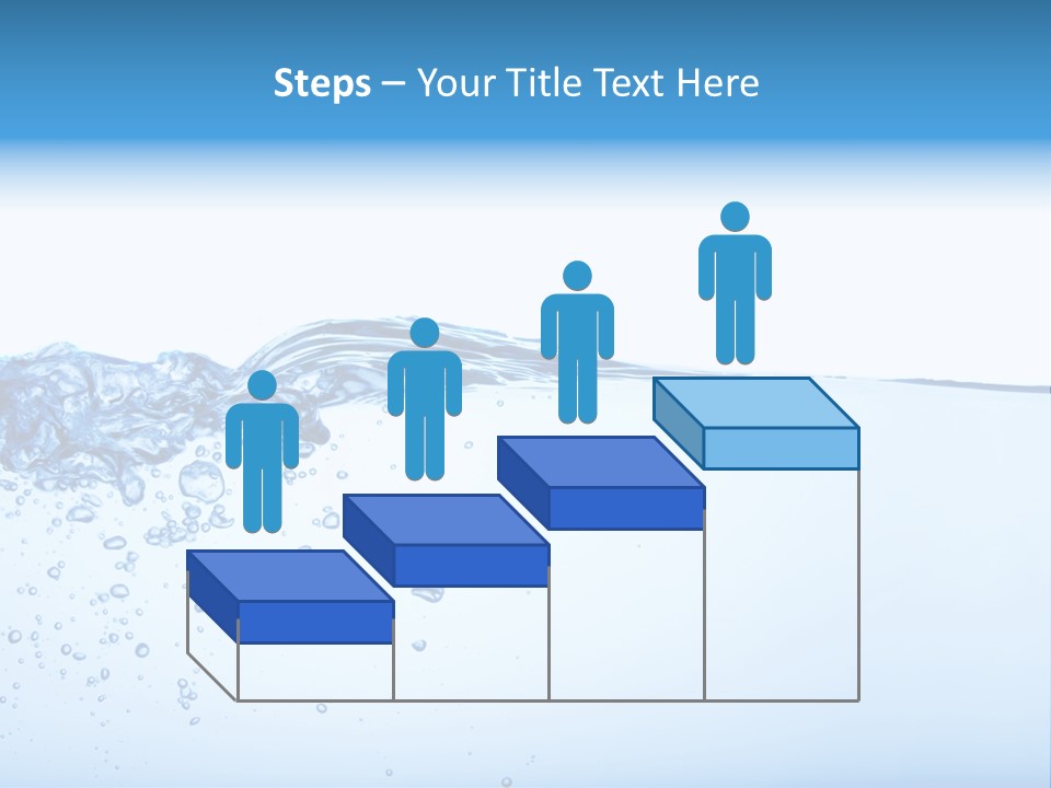 Cold Wave Ripple PowerPoint Template