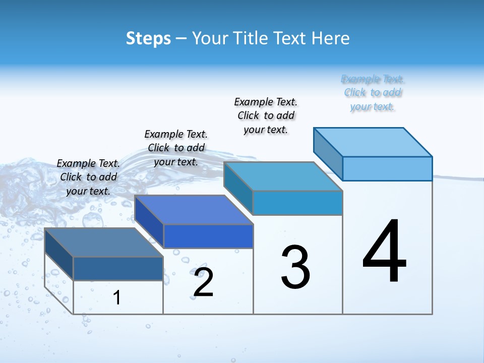 Cold Wave Ripple PowerPoint Template