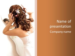 Make Up White Happiness PowerPoint Template