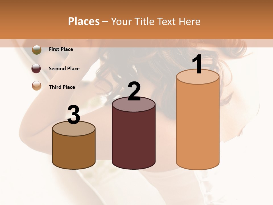 Make Up White Happiness PowerPoint Template